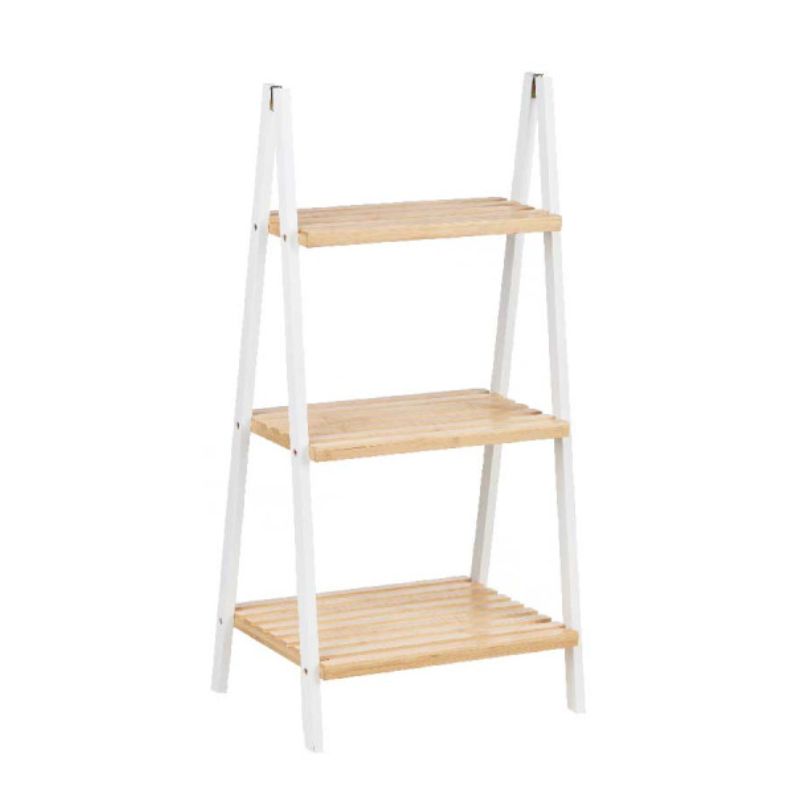 Raft Bamboo , me 3 rafte I bardhë