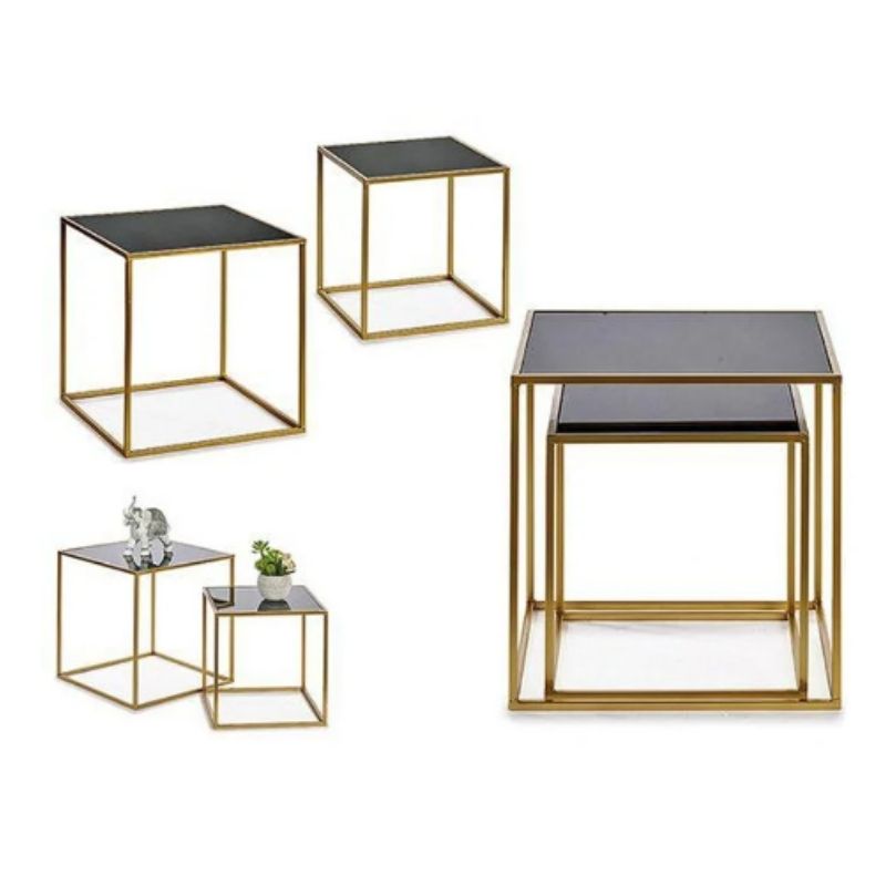 Set tavolina katrore metalike