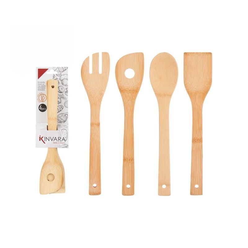 Set lugësh gatimi bamboo