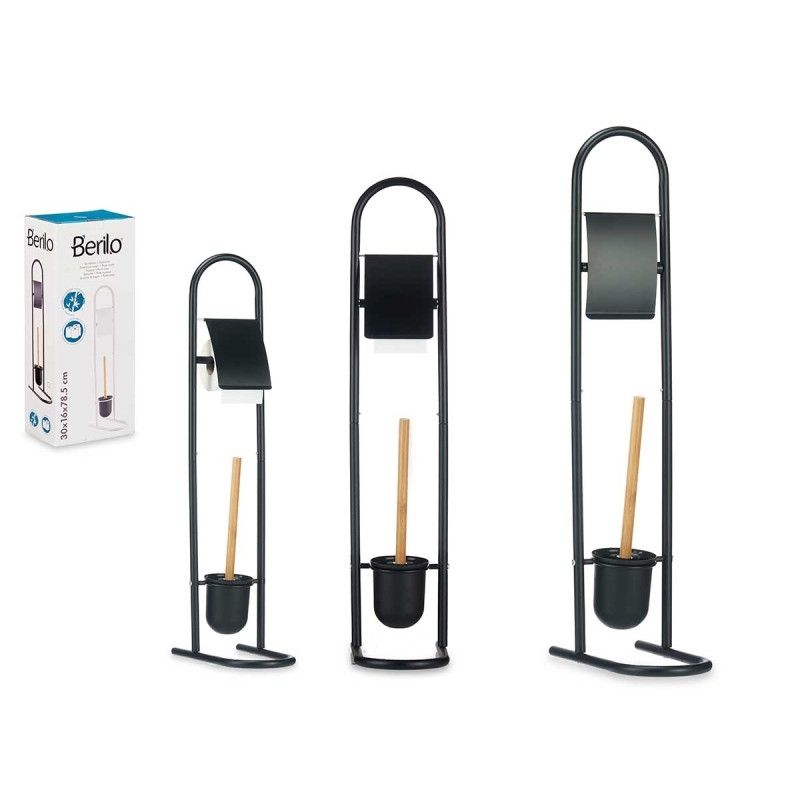 Toilet brush and toilet paper holder BAMBOO