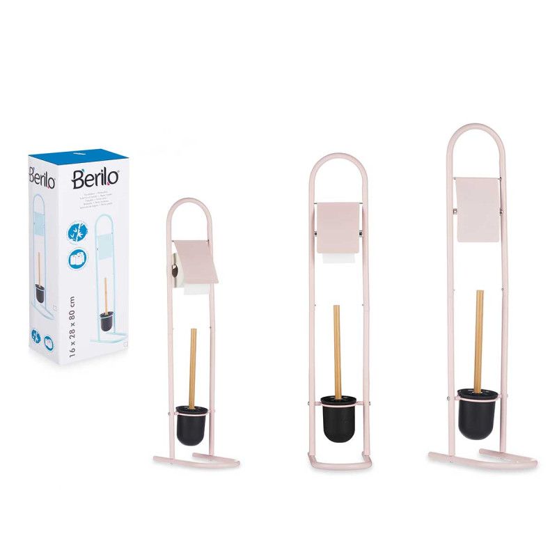 Mbajtëse furçe dhe letër higjenike PINK