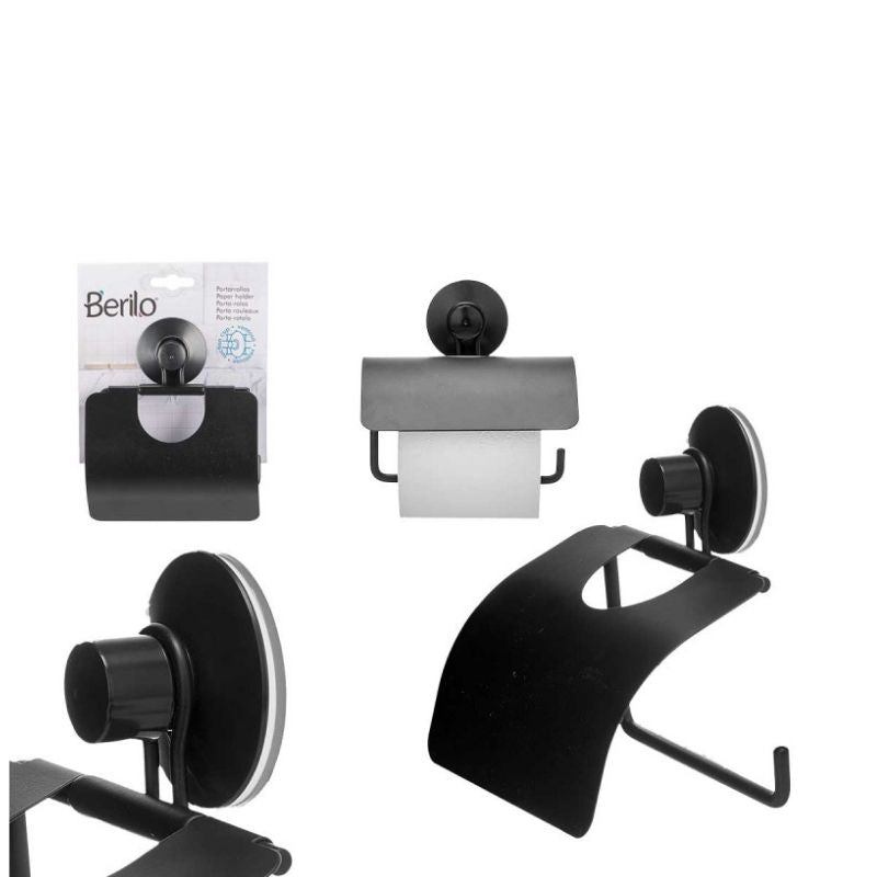 Mbajtëse letre higjenike metalike BLACK