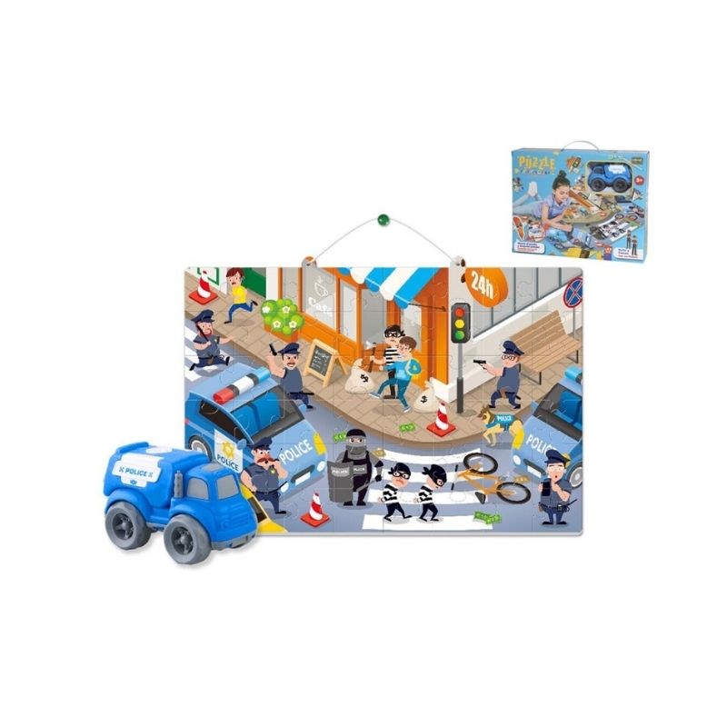 Puzzle policie me ngjyrim