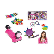 Set për fëmijë 2në1 për krijim byzylyku dhe llastik flokësh