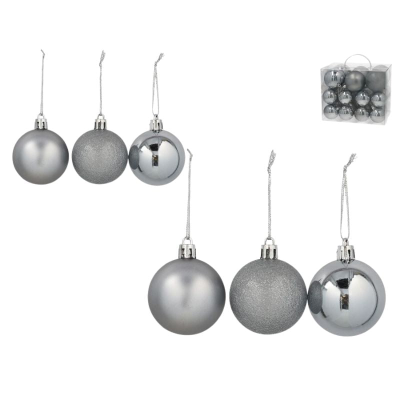 Set topa dekorative Silver , 30 copë