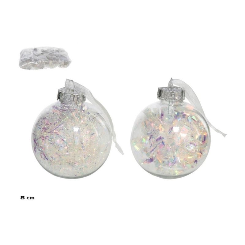 Glob transparent, 8 cm