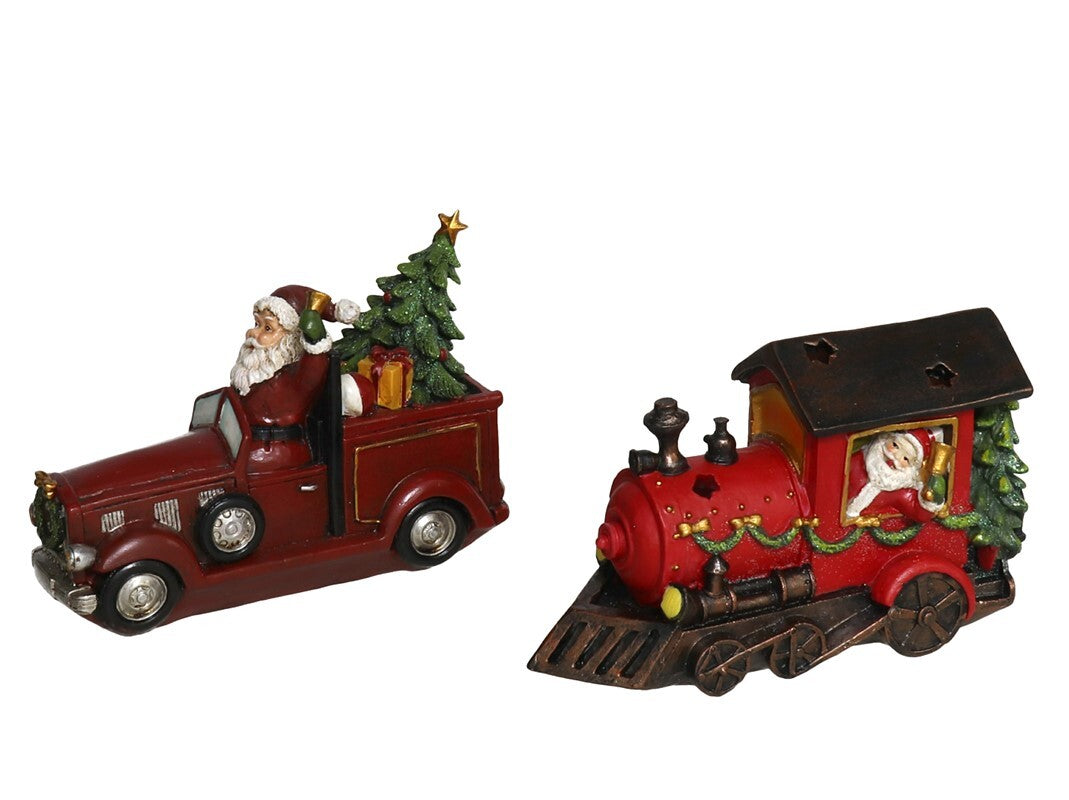 Makina dekoruese SANTA CLAUS, 20cm