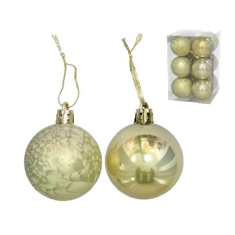 Set topa dekorues, 12 copë