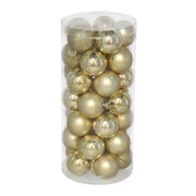 Set topa Krishtlindjesh GOLD, 35 copë