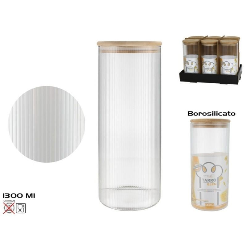 Kavanoz BOROSILICATE, 1.3 L