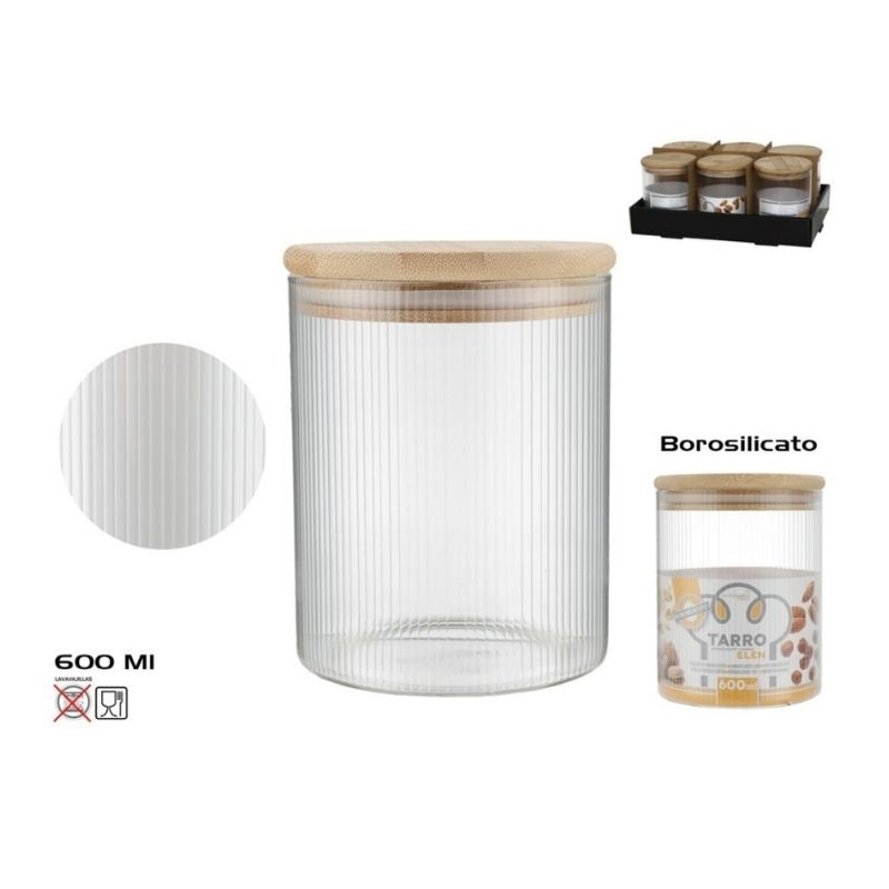 Kavanoz BOROSILICATE, 0.6 l