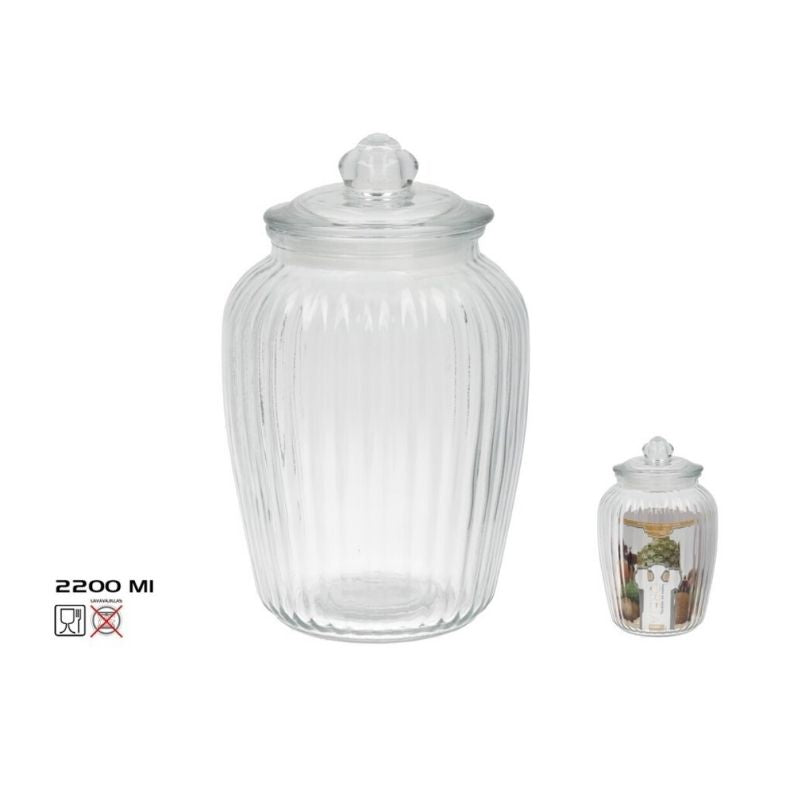 Kavanoz qelqi GRETA, 2.2 L