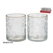 Mbajtëse qiriri GOLD , 10x12.5 cm