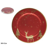 Pjatë me motive festive, RED & GOLD