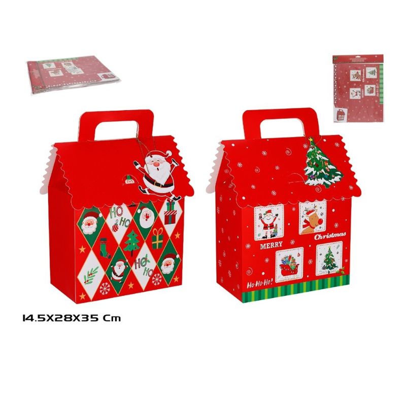 Kuti dekorative në formë shtëpie,28X14.5X35CM