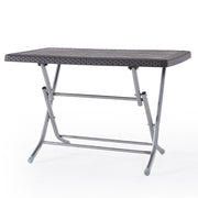 Tavolinë metalike RATTAN 70x120 cm