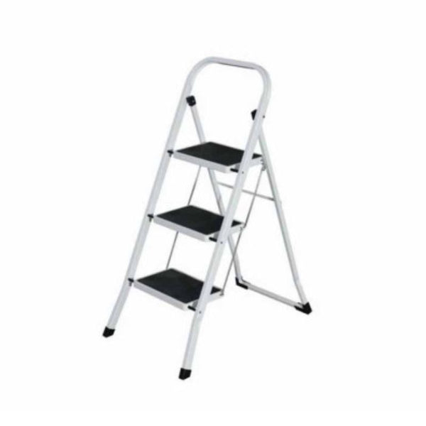 Metal ladder with 3 levels