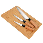 Set thikash + dërrasë prerje, 4 copë