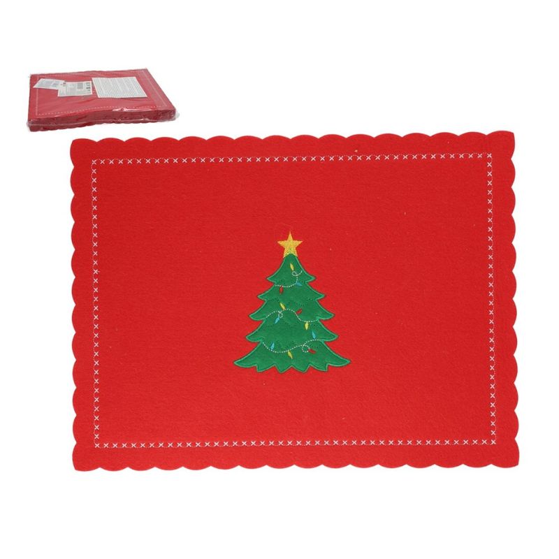 Shtroje dekorative 40X30CM RED