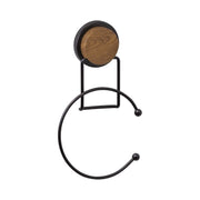 Mbajtëse peshqiri rrethore druri