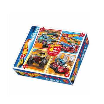 Set pazëll 4 në 1 HOT WHEELS