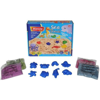 Set Heroes Sand dhe Sea Animals Molds