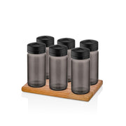 Set mbajtëse erëzash Exclusive Black, 6 copë