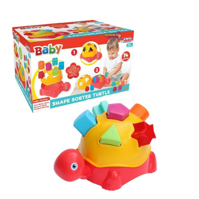 Lodër për fëmijë në formë breshke SHAPE SORTER