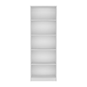 Bookshelf LIBERO with 5 compartments, white