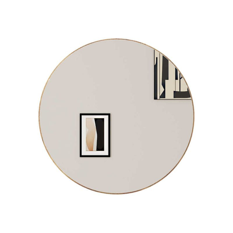 Pasqyrë rrethore Sephia, ngjyrë arre