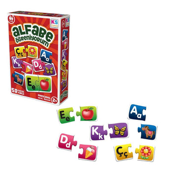 Pazëll me shkronjat e alfabetit
