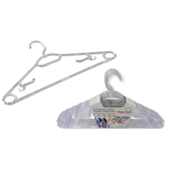 Set varëse rrobash transparente ,6 copë