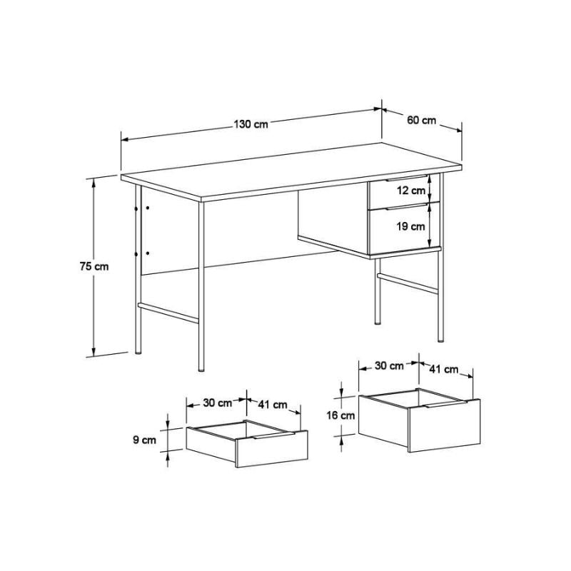 Tavoline Studimi  130 x 75 x 60 cm