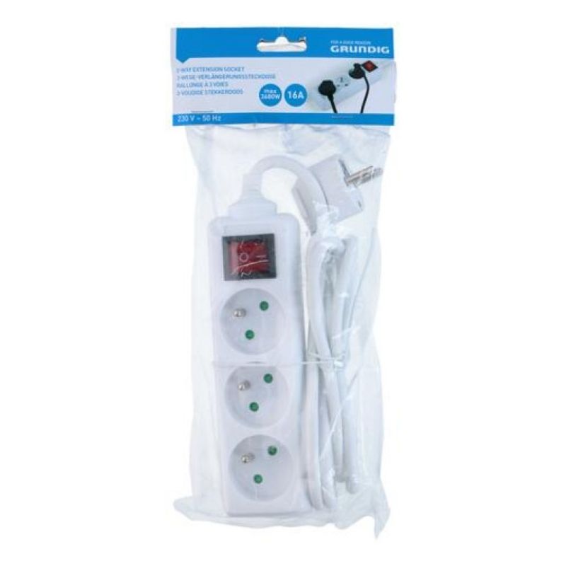 Prizë treshe me buton 230V
