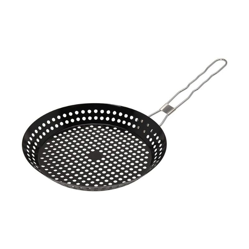 Tigan për barbeque me dorezë
