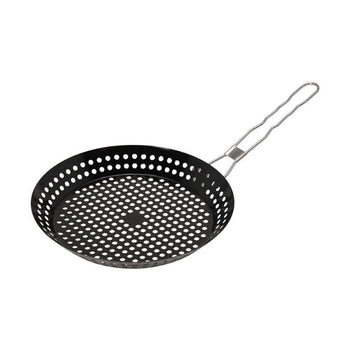 Barbeque pan with handle