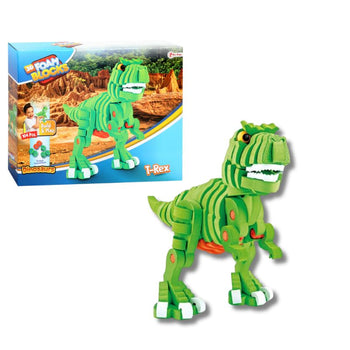Pazëll me sfungjerë formues dinosaur DIY