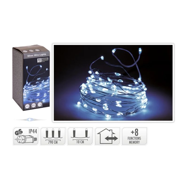 Drita dekorative, 80 LED