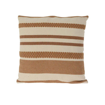 Gray striped pillow