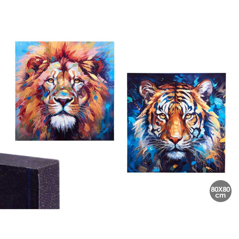 Kanavacë Tiger 80 x 80 cm