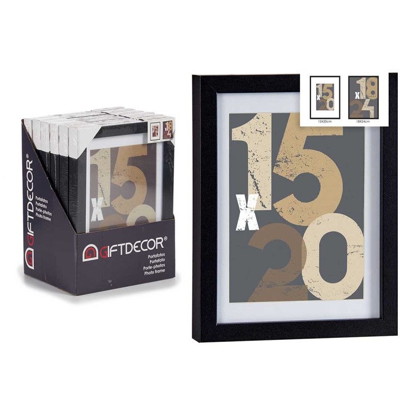 Korrnizë fotografie e zezë, 15x20cm