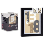 Korrnizë fotografie e zezë 13x18 cm