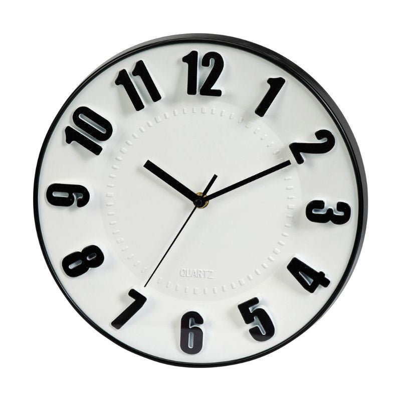 Orë muri e zezë, 30 x 4,5 cm