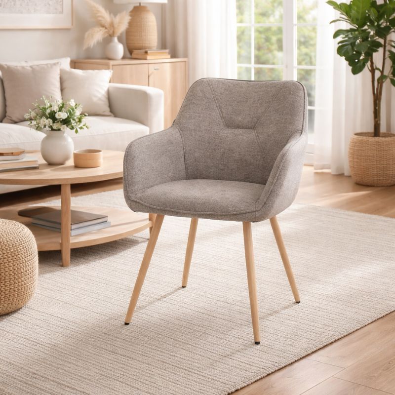 Karrige me krahë VISERA, Teddy - Beige