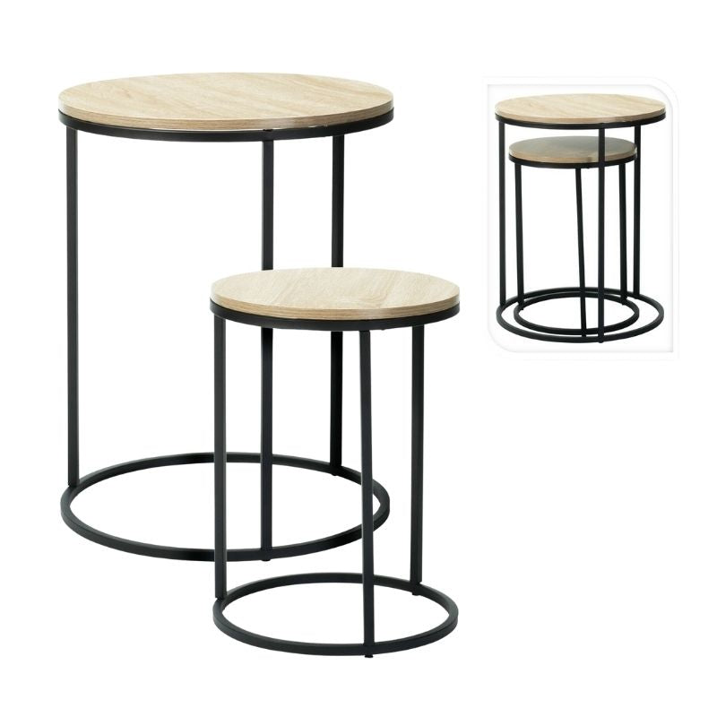 Tavolinë anësore e bardhë