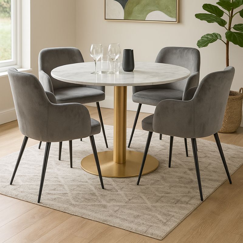 Karrige me krahë RAELLA, Gri