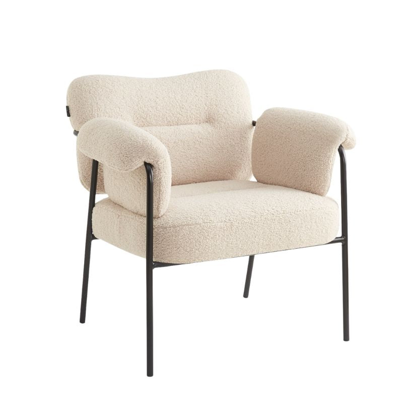 Poltron me krahe ZOLANI, Beige