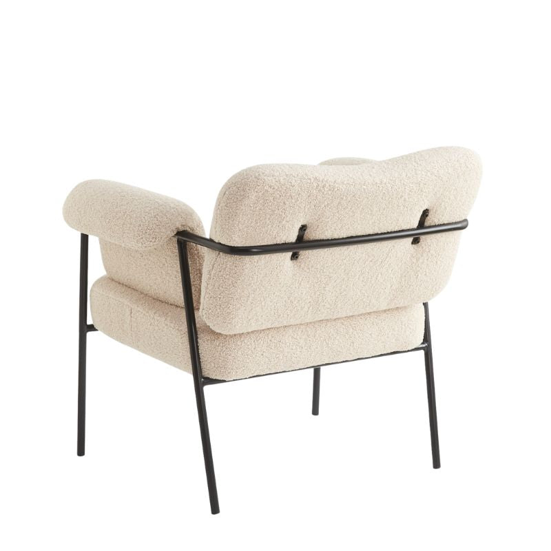 Poltron me krahe ZOLANI, Beige