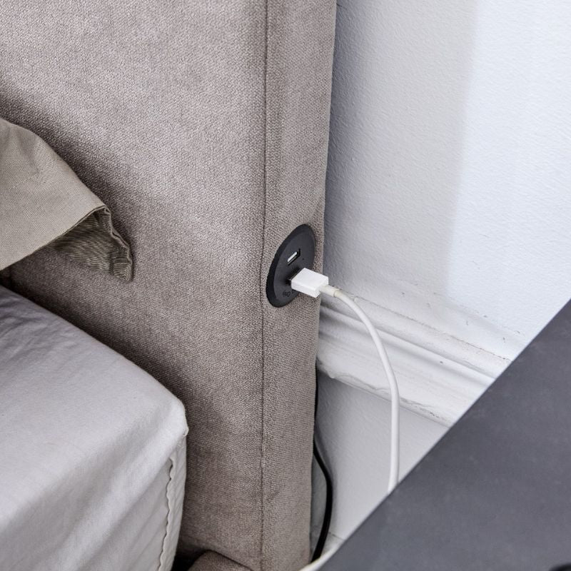 Krevat dopio DOVER, Grey