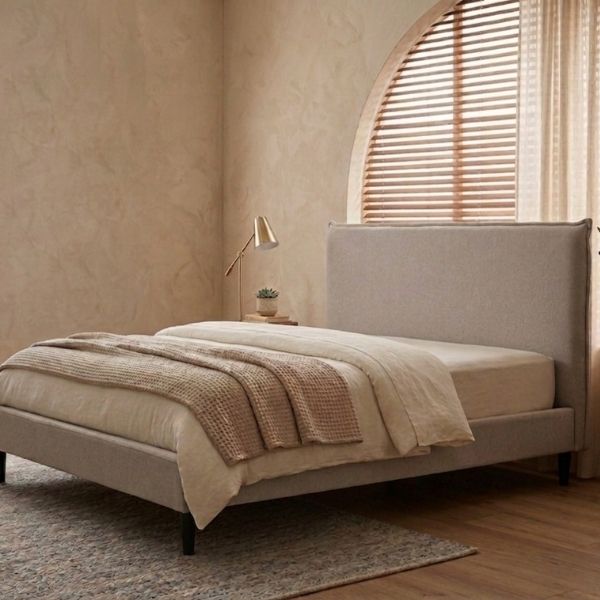 Krevat dopio ASTON, Light Grey